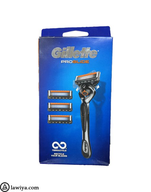 پک اصلاح ژیلت فیوژن پروگلاید مدل 3 عددی اصل - Gillette Fusion5 ProGlide Razor + 3 Blades