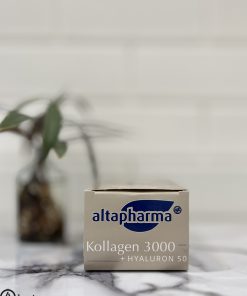 کلاژن خوراکی محلول در آب آلتافارما اصل آلمان 3000 میلی گرم ضد پیری و جوانساز پوست 20 عددی | altapharma kollagen 3000 hyaluron